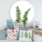 Designart - Fern Plant In Greenbotanical Detail - Tropical Metal Circle Wall Art
